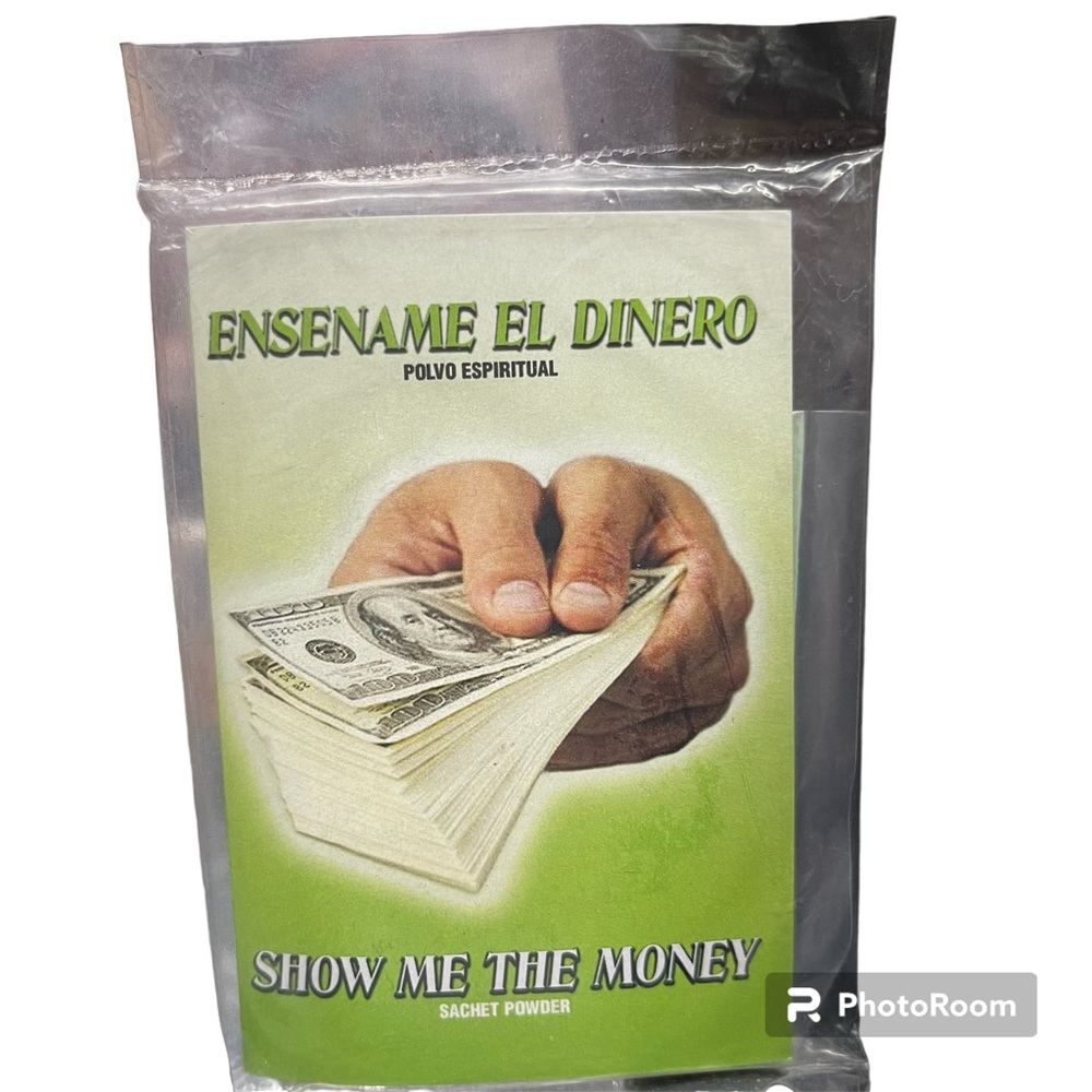 Show me the money spiritual powder for candles/ polvo  ensename el dinero